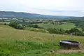 Paysage de la moyenne vallée de l'Hers, près de Viviès.