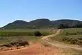 Paysage de la vallée de Lunarejo dans la Cuchilla de Haedo.