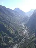 Le vallon de Saint-Julien, où se trouve l'ermitage du même nom.