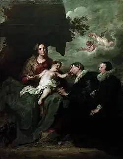 La Vierge aux donateursv. 1630, Louvre