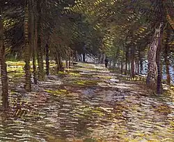 Allée dans le parc d'Argenson.