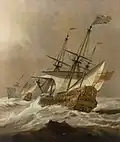 HMS Resolution&nbsp;(en), navire amiral de Sir Thomas Allin, 1er baronnet&nbsp;(en) (c. 1669)