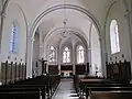 La nef de l'église.