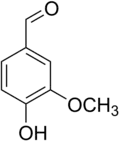 Structure moléculaire de la vanilline