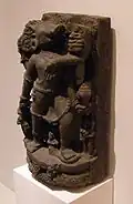 Sculpture en basalte (XIIIe&nbsp;siècle).