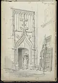 Le château de Varaignes en 1865