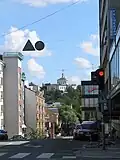 L'observatoire vu de la place puutori.