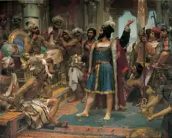 Vasco da Gama devant le Zamorin, Veloso Salgado, 1898