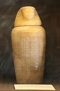 Vase canope.