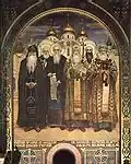 Viktor Vasnetsov, fresque : évêques russes.