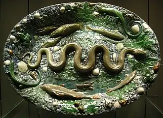 Bassin « rustique » attribué à Bernard Palissy.