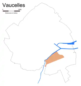 Localisation de Vaucelles