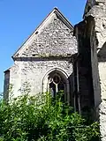 Chapelle latérale nord, mur occidental.