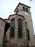 Église du bourg, côté chevet.