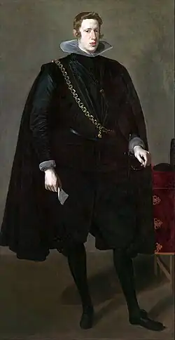 Version de New York, Metropolitan Museum of Art (200&nbsp;×&nbsp;102,9&nbsp;cm). Copie (autographe ?) pour doña Antonia de Ipeñarrieta de la version d'origine de 1624, avant retouche.