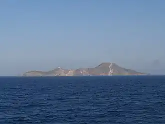 Vue sur l'île.