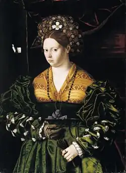 Dame en vert1530, San Diego