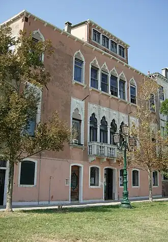 Le palais Foscari sur l'île Giudecca.