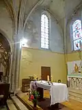 2e&nbsp;travée, élévation nord.