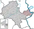 Situation de la Commune fusionnée d'Eich