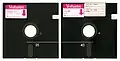Une paire de disquettes 5,25" de 1978.