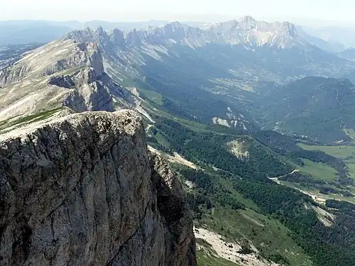 La ligne de crête du Vercors