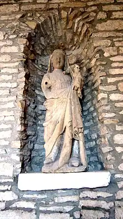 Vierge à l'Enfant (XIVe&nbsp;siècle), église Saint-Barthélémy.