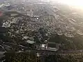 Vue aérienne de Vergèze.