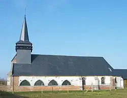 Vergies, l'église.