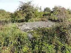 Emplacement d'un ventilateur d'aérage.