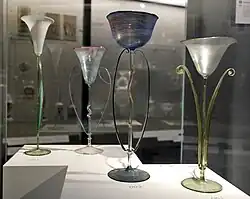 Verres Art nouveau.