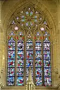 La verrière de l'église Saint-Pierre.