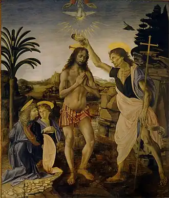 Baptême du Christ, 1475Musée des Offices