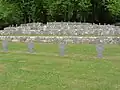 Les terrasses du cimetière allemand.