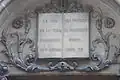 Inscription : « Le ciel et la terre passeront : mes paroles ne passeront point ».