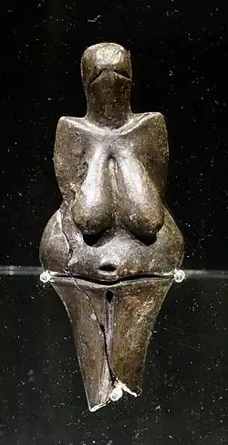 Vénus de Dolní Věstonice (Gravettien), Musée moravien de Brno.