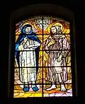 Vitrail de la basilique Saint-Sébastien.