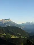 Vue depuis Veyges (village de Huémoz).