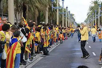 Tronçon 765, au boulevard de Colom, à Barcelone