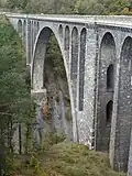 L'arche centrale vue du sud côté aval