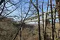 Viaduc sur le Mars, ancienne ligne de chemin de fer entre Mauriac et Bort-les-Orgues.