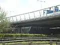 PC d'exploitation de l'autoroute A14 intégré dans le début du viaduc.