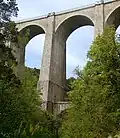 Pile centrale du viaduc