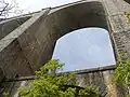 Arc de jonction inférieure entre deux piles