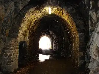 Le tunnel côté Soursac en 2011