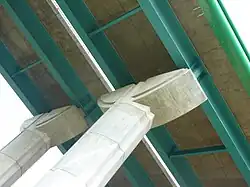 Détail des poutres