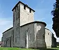 L'église vue depuis le chevet