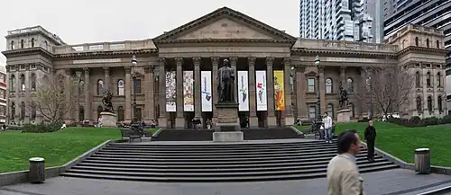 Bibliothèque d'État du Victoria. Swanston Street, Melbourne.