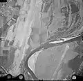 Les aéroports de Vichy-Charmeil (en construction) et Vichy-Rhue le 01 juin 1955