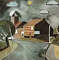 Village Nº 2, non daté (77 x 80 cm), Collection de l'État belge